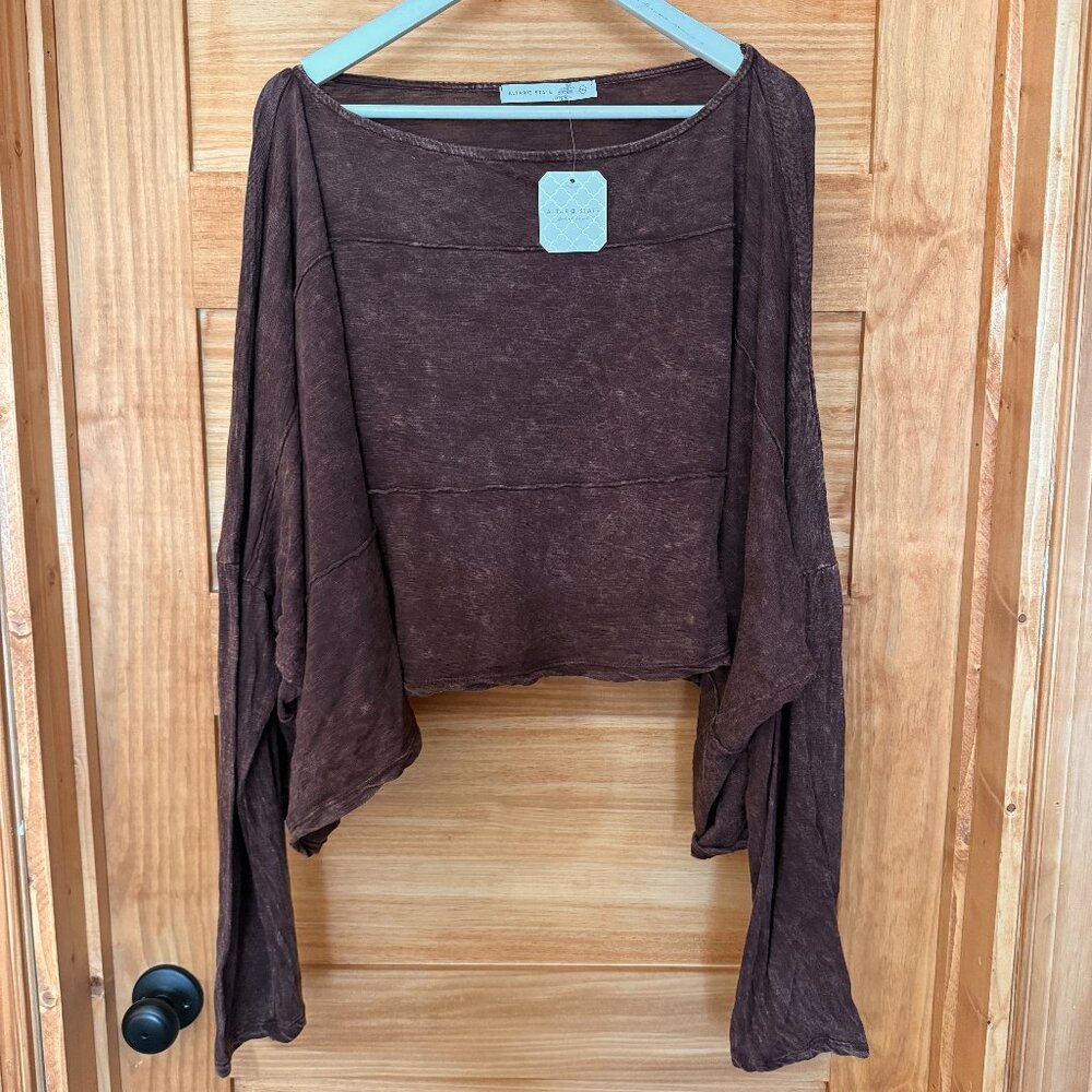 Altar'd State NWT Boho Chic Western Long Sleeve Flowy Top Women's Plus size 3XL
